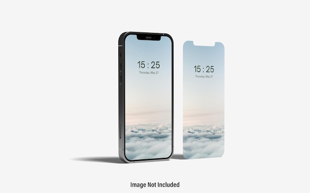 Phone and screen mockup