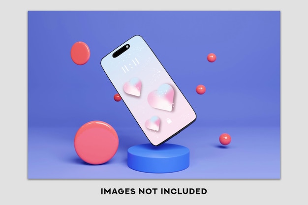 PSD phone screen mockup