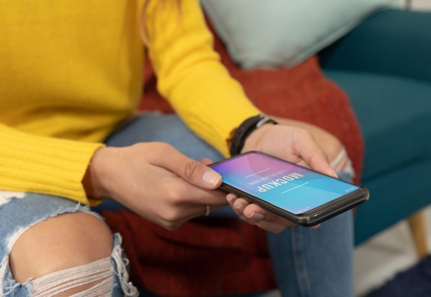 phone screen mockup