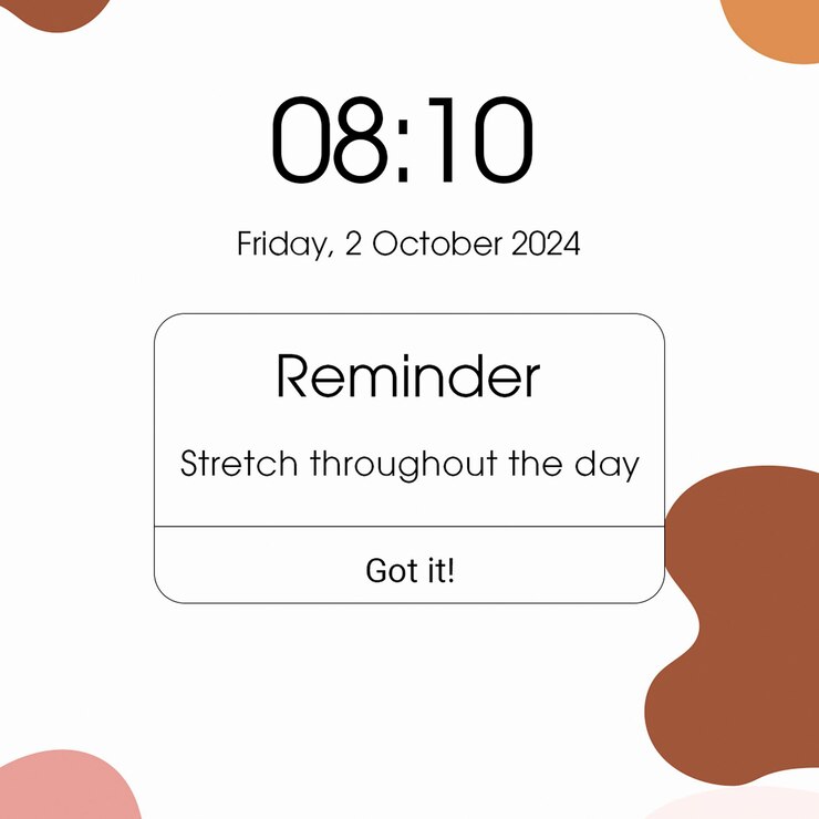 PSD phone screen reminder design with text box for social media and instagram post template psd