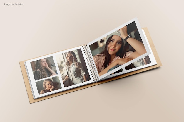 photo album mockup
