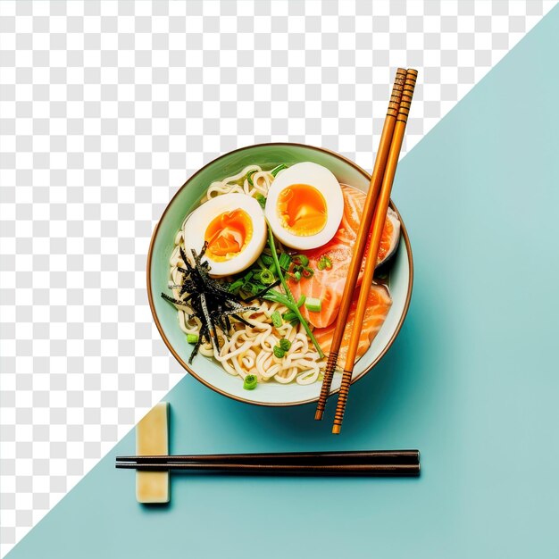 PSD foto una ciotola di ramen giapponese