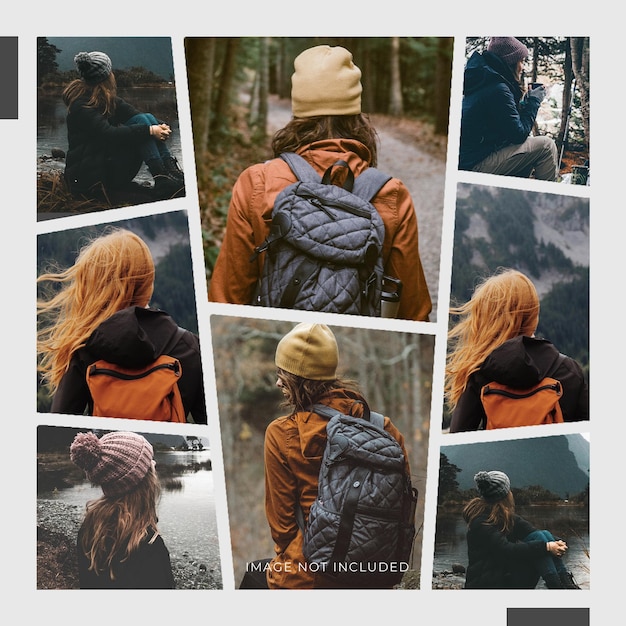 Photo Collage Mockup