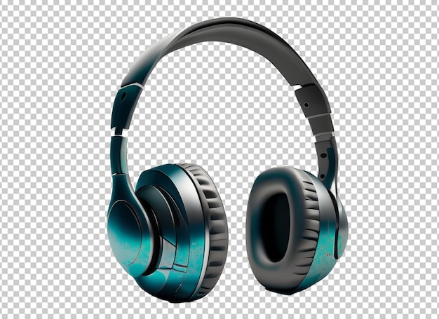 Photo colorful headphones