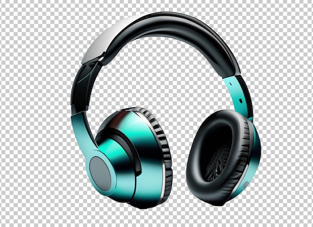 Photo colorful headphones