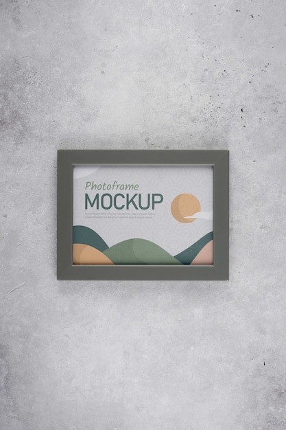 photo frame design mockup