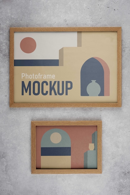 photo frame design mockup