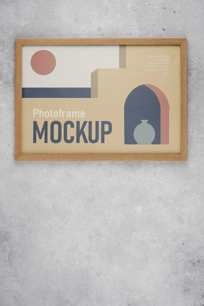 photo frame design mockup
