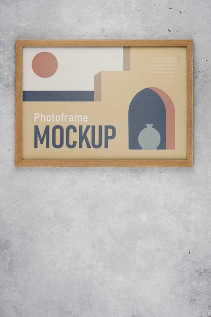 Mockup di design per cornici fotografiche