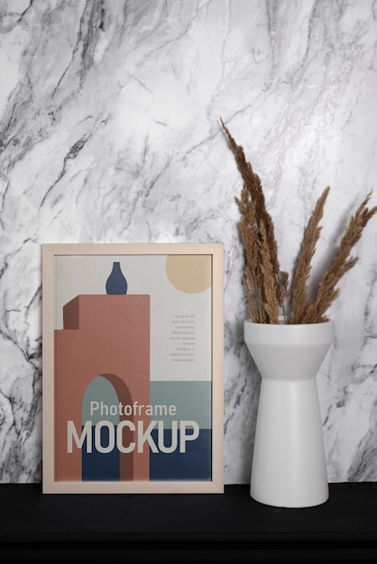 PSD mockup di design per cornici fotografiche