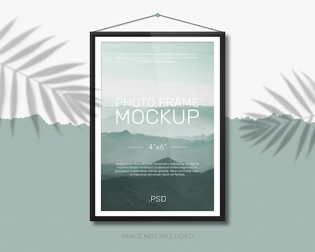 Design mockup cornice per foto