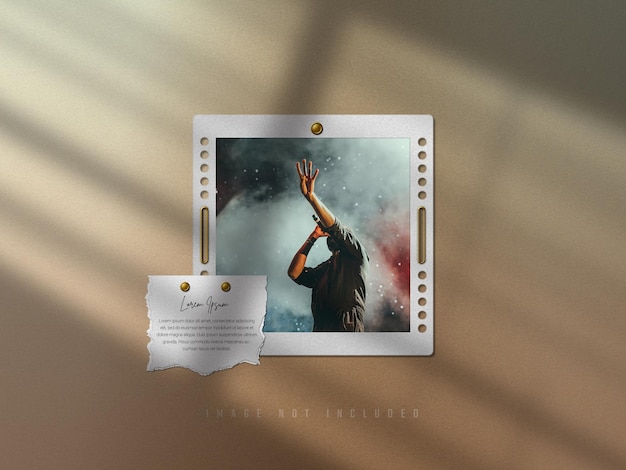 PSD photo frame mockup