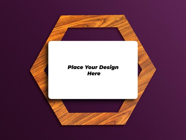 PSD photo frame mockup