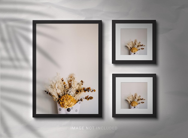 PSD photo frame mockups design