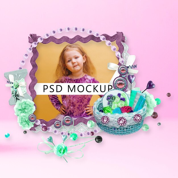 PSD photo frame