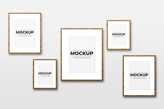 Mockup di cornici fotografiche