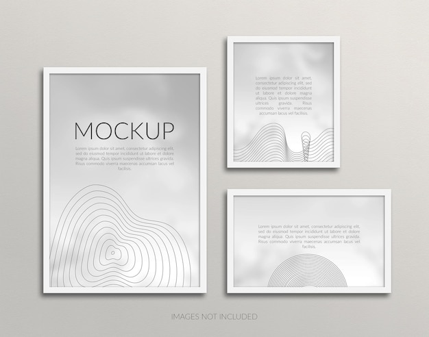 Photo frames mockup