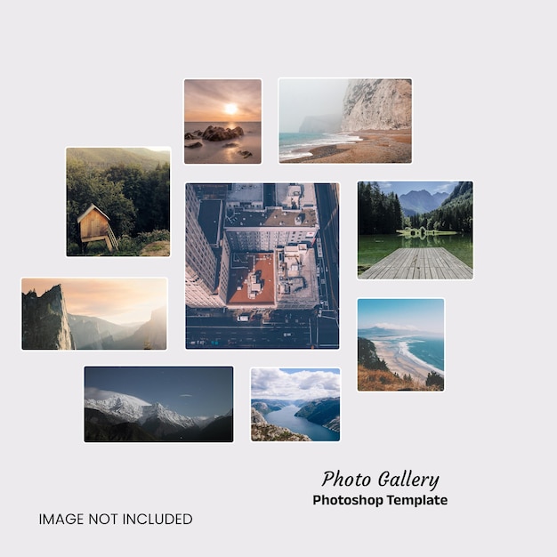 photo gallery template with scenic views