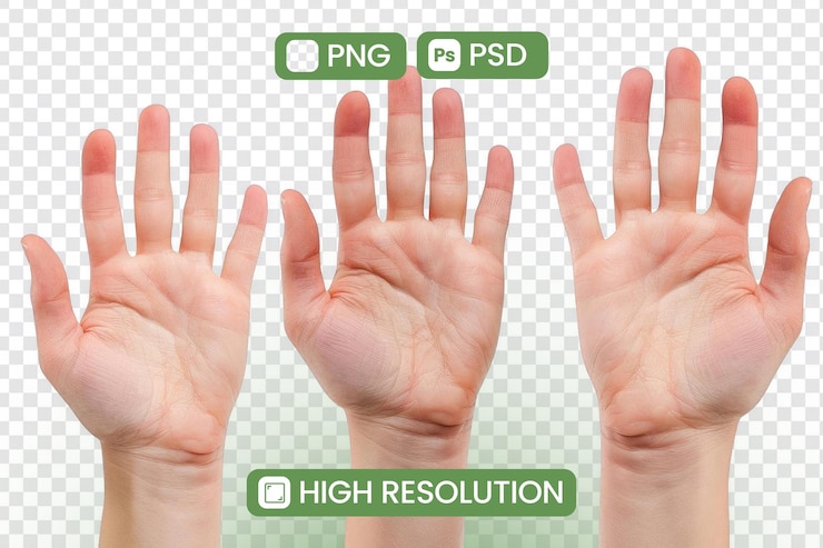 PSD a photo of a persons hand with the words pnck on it