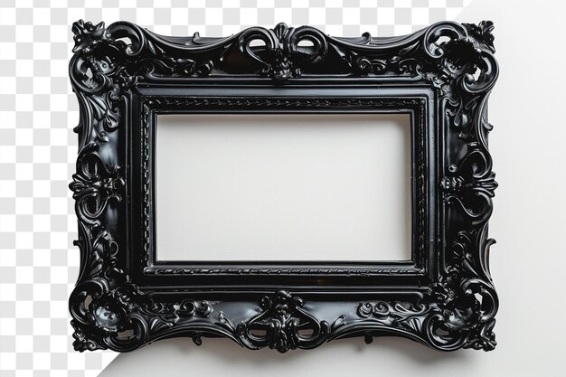 Photo of picture frame on transparent background