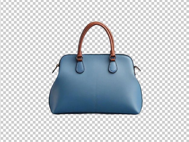 PSD photo pure leather blue woman hand bag