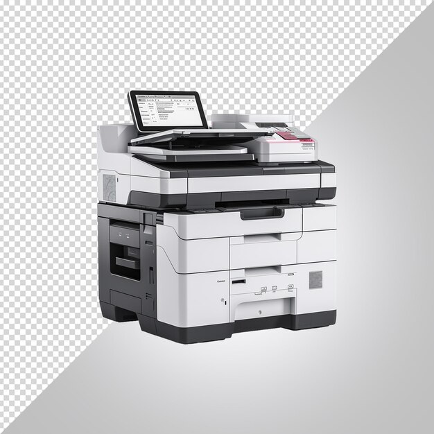 PSD photocopiers isolated on white background