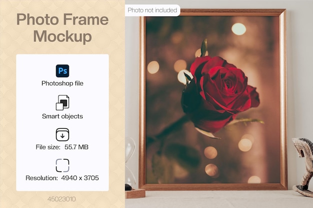 PSD photoframe mockup