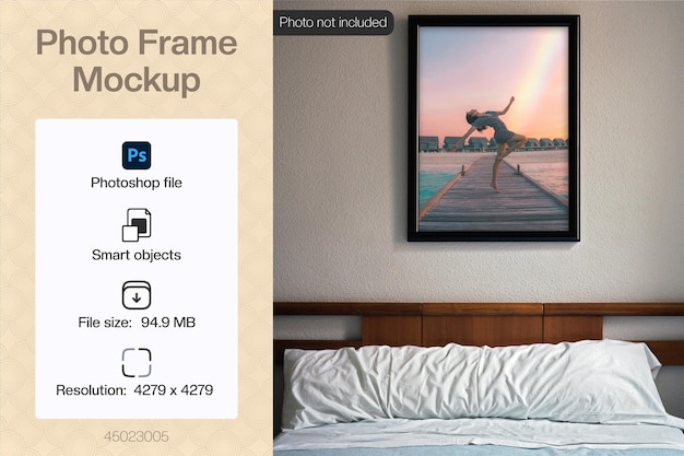 PSD photoframe mockup