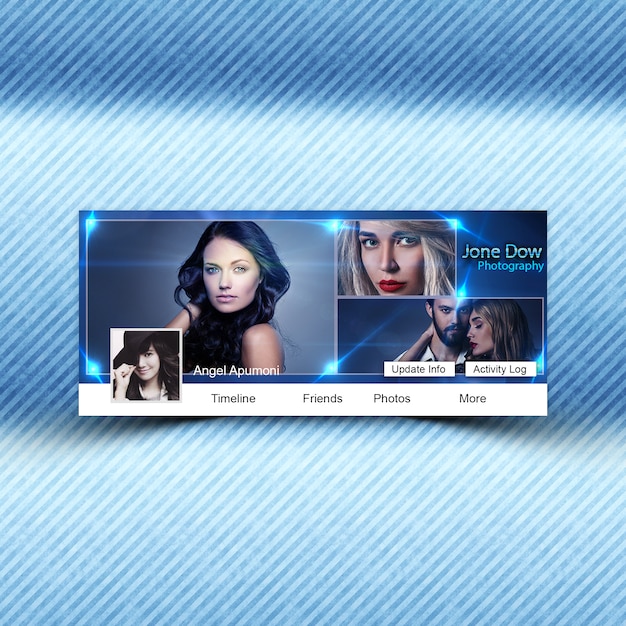 Photography facebook cover template