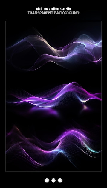 PSD photon abstract art backdrop