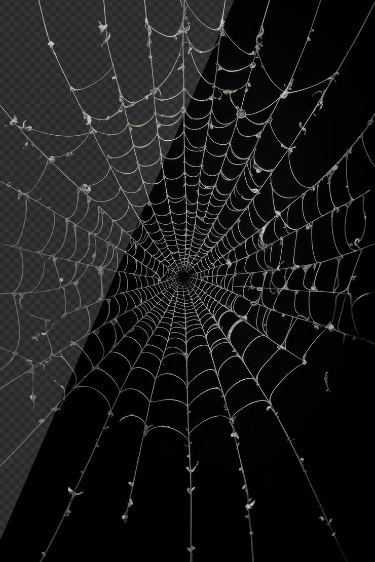 PSD photorealistic cobweb