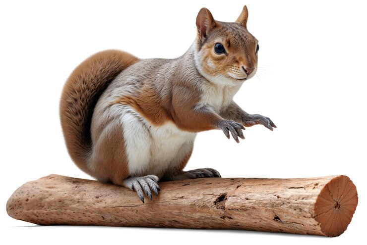 PSD photorealistic squirrel