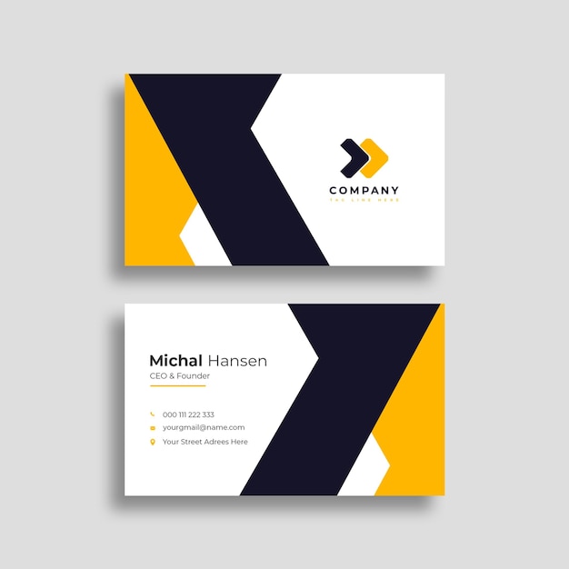 Photoshop design business card template