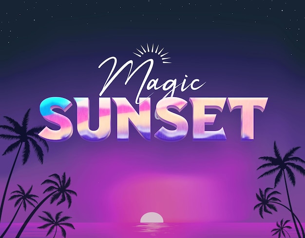 Photoshop Text Effect Holographic Text Effectst