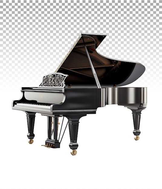 PSD pianino bez przeszłości bez wysiłku łączy się z różnymi kontekstami muzycznymi