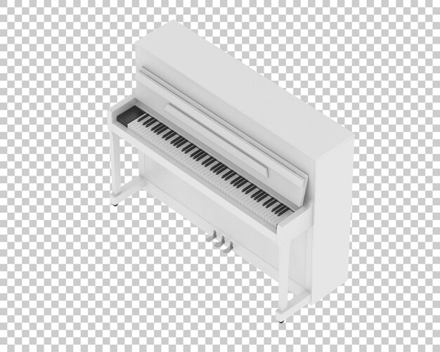 Premium PSD  Piano 3d render