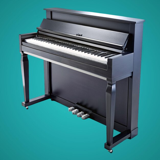 Piano isolated on transparent background