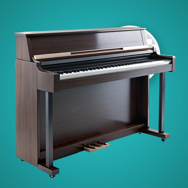 Piano isolated on transparent background