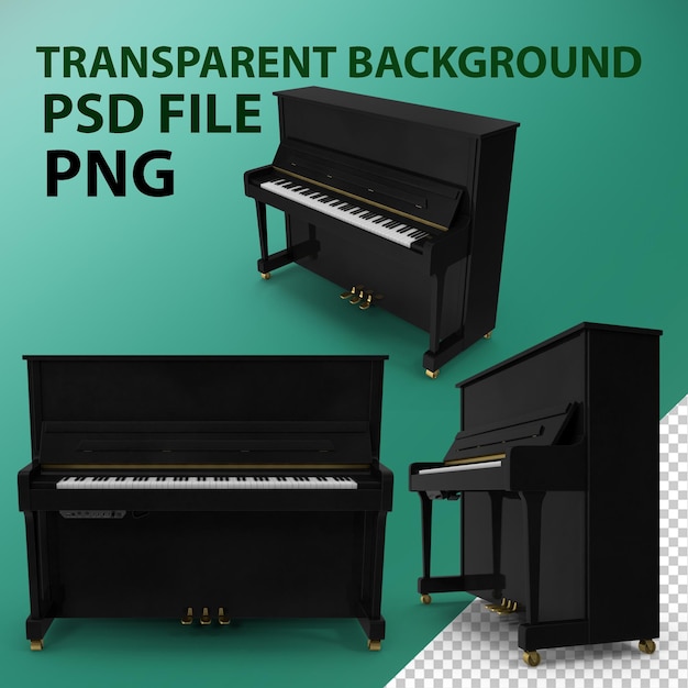 PSD piano png