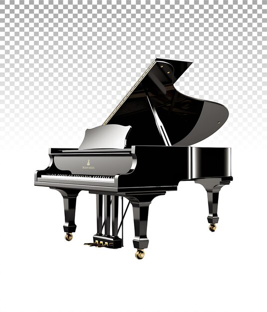 Пианино без отвлечений делает его центральным в вашей музыкальной графике