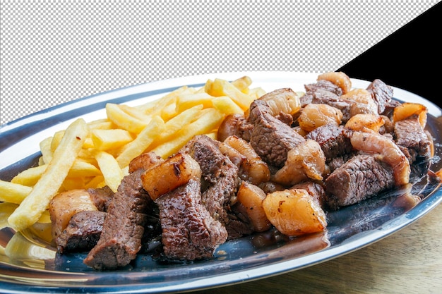 PSD picanha met frietjes