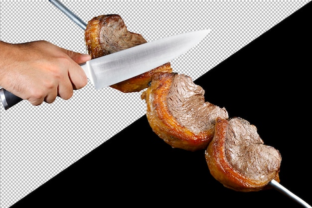 Picanha traditional Brazilian barbecue