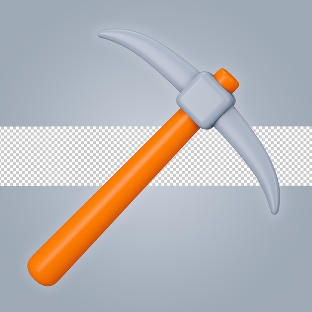 Pickaxe 3d icon