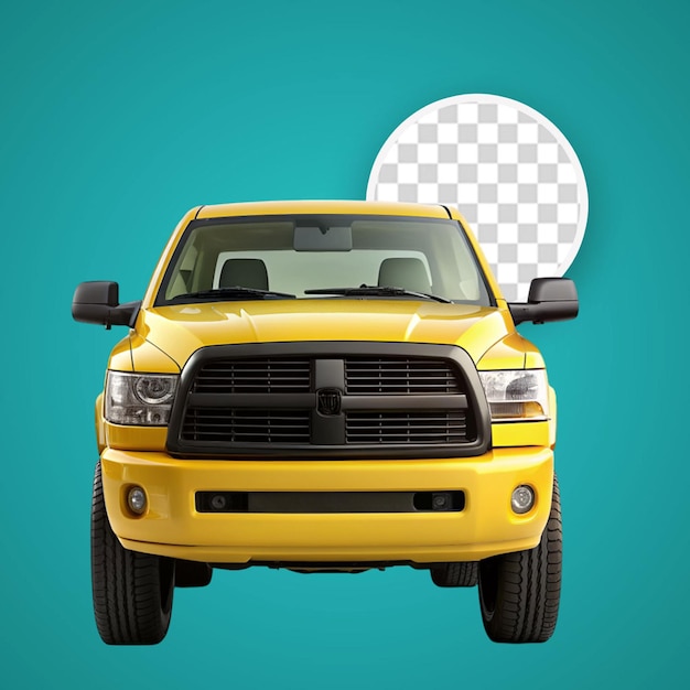 Camioncino su sfondo trasparente illustrazione di rendering 3d