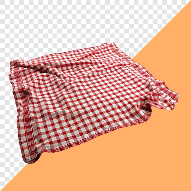 picnic blanket transparent background isolated image generative ai