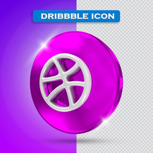 Pictogram dribbel 3d-rendering