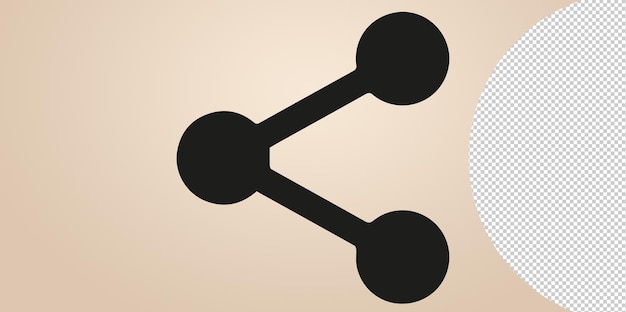 Pictogram PNG delen op transparante achtergrond