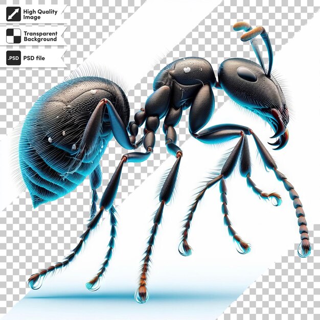 A picture of a ant with a picture of a ant on it