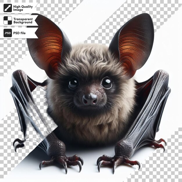 PSD un'immagine di un pipistrello con la parola pipistrello su di esso