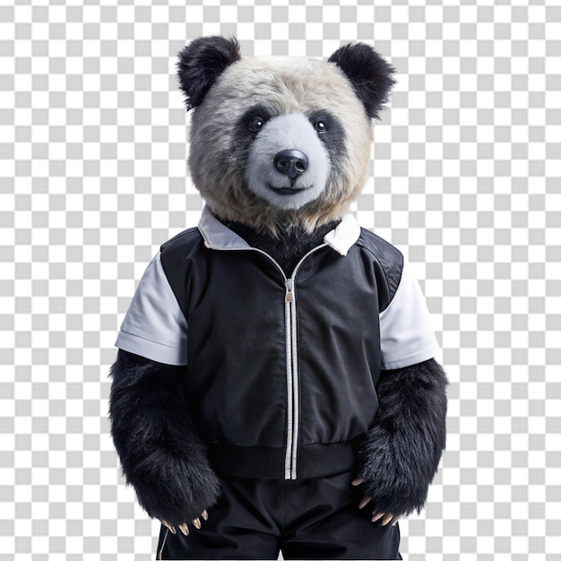 Un'immagine di un orso con uno sfondo trasparente